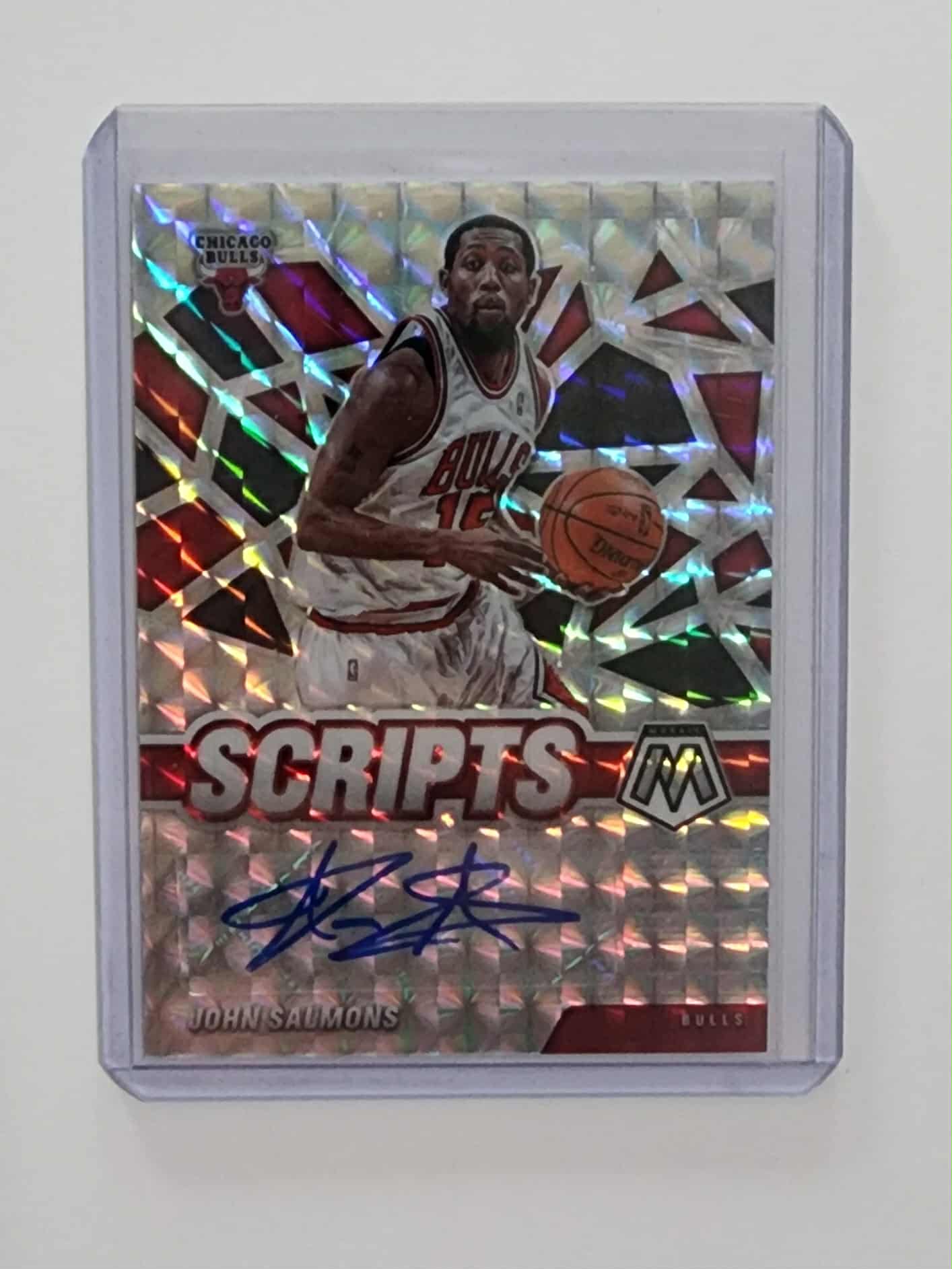 2020-21 Panini Mosaic Scripts John Salmons #SC-JSA Auto