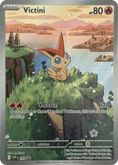Victini SVP 208 Illustration Rare Black Star Promo Pokemon Card