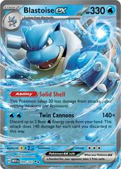 Blastoise ex - 009/165 - Double Rare - Scarlet & Violet 151 - Pokemon - NM/M