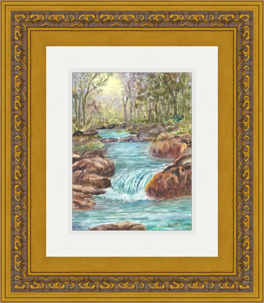 Aprajita Lal Flashes -II original watercolour artwork