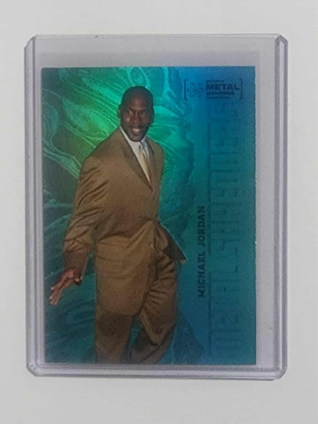 2022 michael jordan skybox metal aqua #101