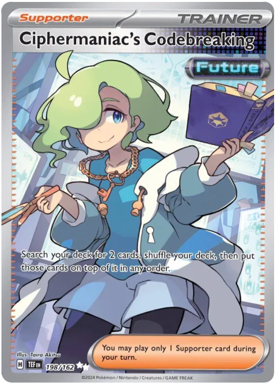 Ciphermaniac's Codebreaking - 198/162 - Ultra Rare - Temporal Forces - NM/M