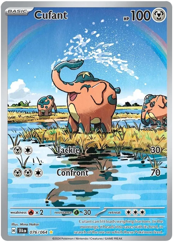 Pokemon - Cufant 076/064 Shrouded Fable Illustration Rare *M/NM