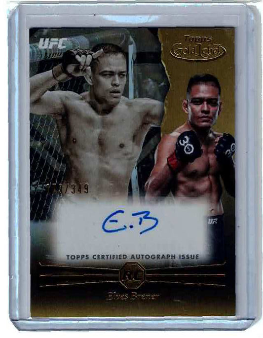 2024 Topps Gold Label UFC #RCA-ELB Elves Brener Rookie Autograph 179/349