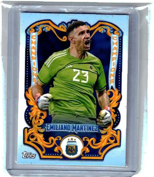 2023 Topps Argentina Fileteado Emiliano Martinez Champions CH-1