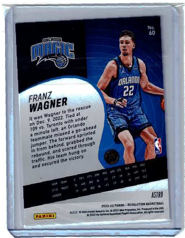 2022-23 Panini Revolution Franz Wagner Orlando Magic #60 base