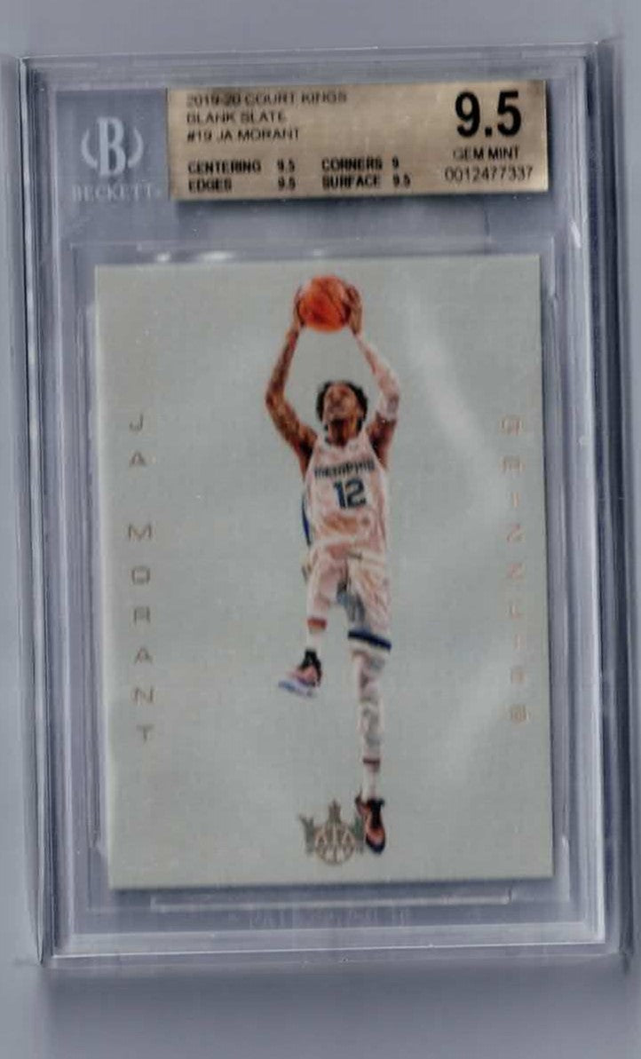 19-20 court kings blank slate ja morant 9.5 #19