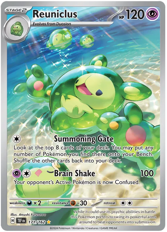 Reuniclus 171/162 - Temporal Forces - Pokemon Card - NM - Illustration Rare