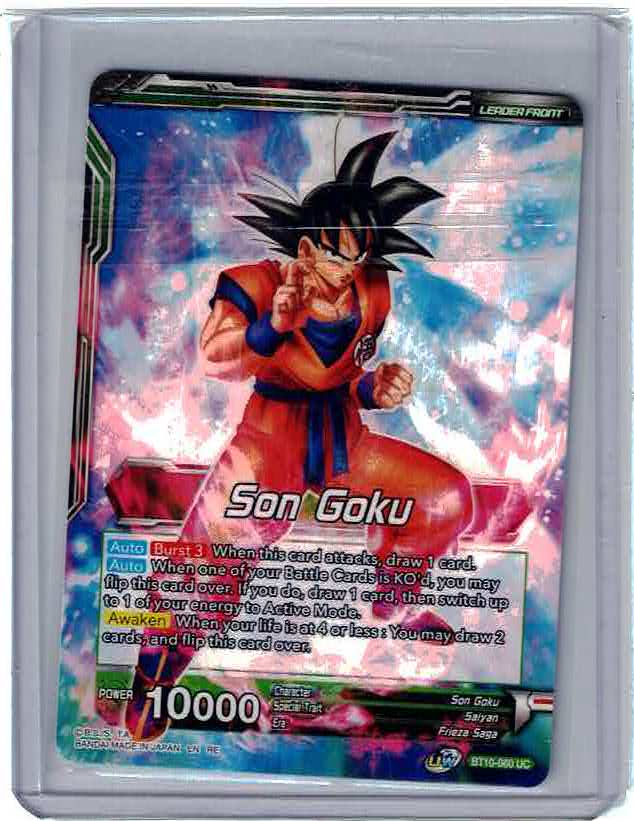 Dragon Ball TCG BT10-060 UC Foil Ferocious Strike SS Son Goku NM