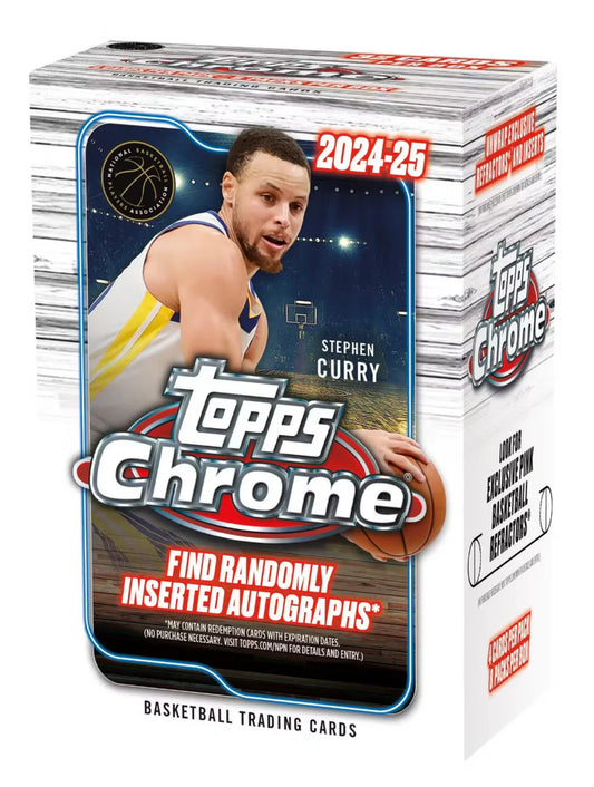 2024-25 Topps Chrome Basketball Blaster Box