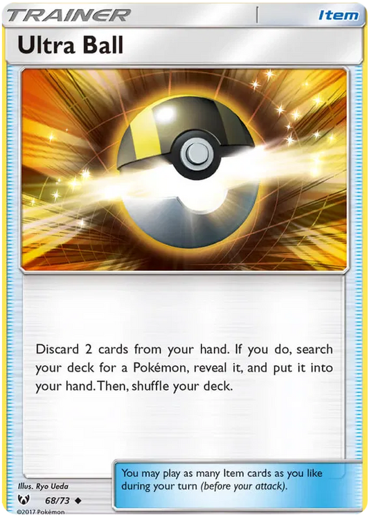 Ultra Ball - 68/73 - Reverse Holo Uncommon - Shining Legend NM/M