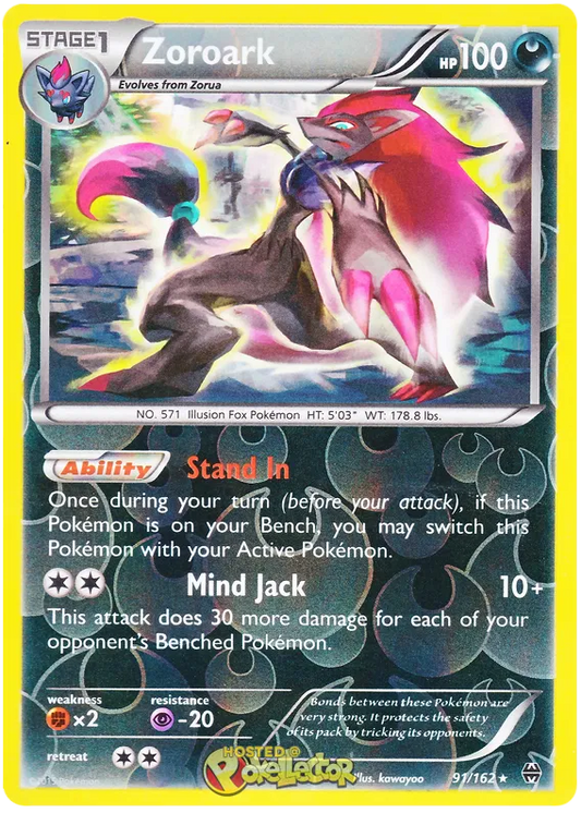 Zoroark 91/162 Holo XY Breakthrough Pokemon NM