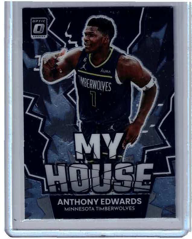 ANTHONY EDWARDS MY HOUSE #19 2022-23 Panini Donruss Optic