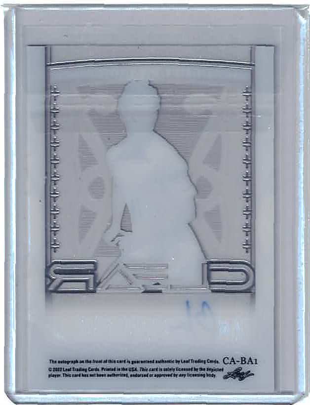 2022 leaf trinity Brenden Aaronson 14/49 CA-BA1 CLEAR