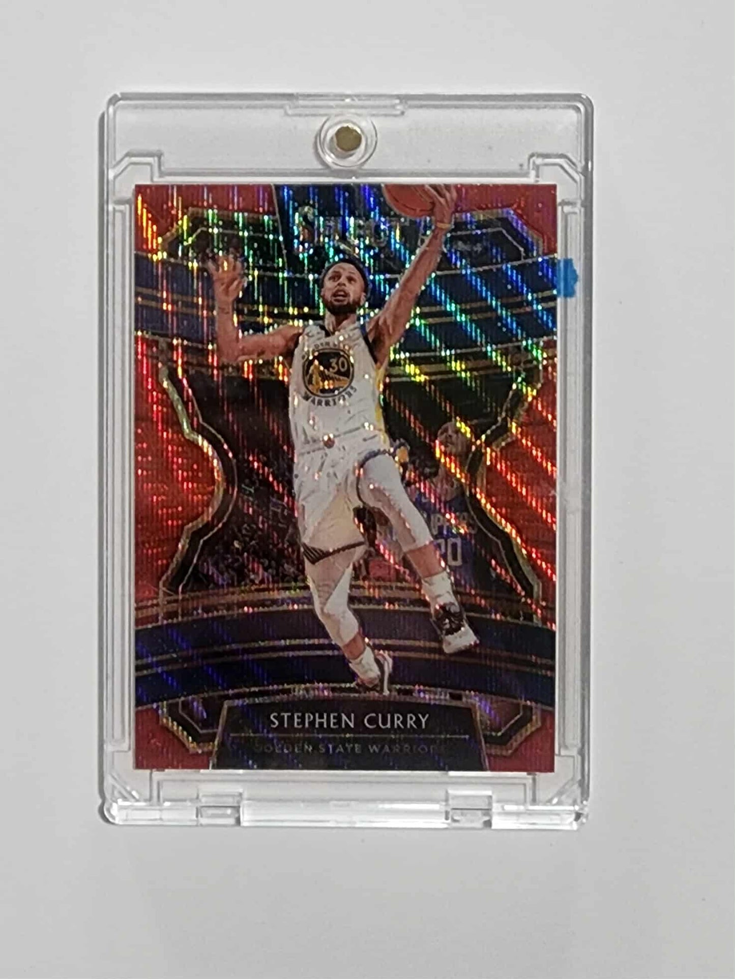 Stephen Curry 2019 Panini Select Red Wave #91 Concourse