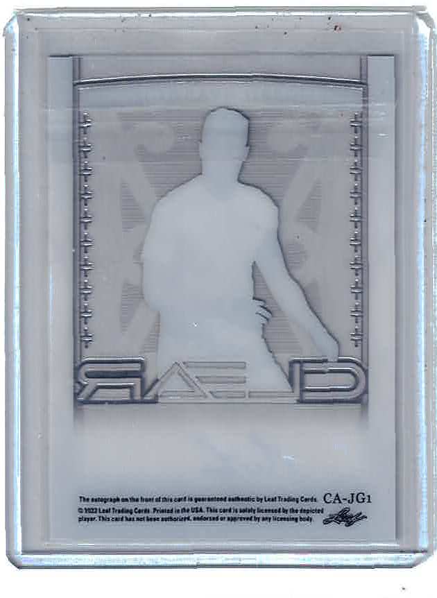 Josko Gvardiol Auto 16/49 2022 Leaf Trinity Soccer Autograph Clear Autograph