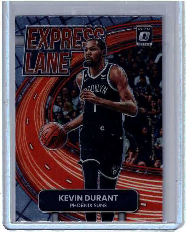 Kevin Durant 2022-23 Donruss Optic #25 Express Lane Holo Phoenix Suns