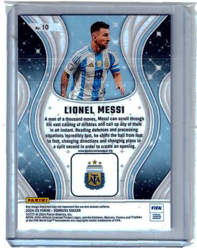 2024-25 Panini Donruss Soccer Lionel Messi Magicians Insert #10