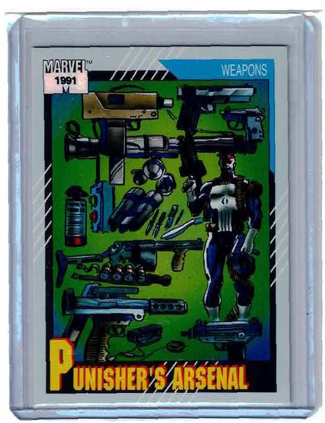 1991 Impel Marvel Universe SERIES 2 #132 Punishers Arsenal
