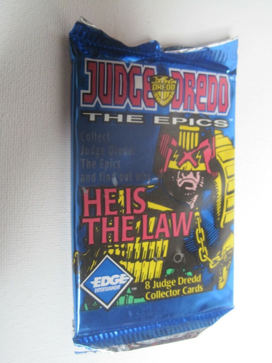 Judge Dredd -The Epics Edge 1995 Trading Cards Unopened Pack