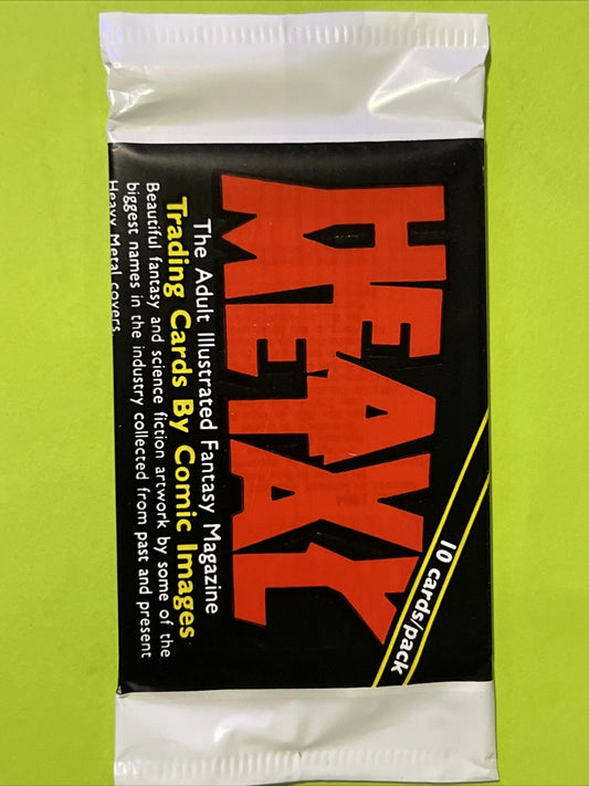 Comic Images Heavy Metal Adult Illustrated Fantasy Magazine Trading Cards pack