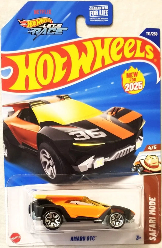 Hot Wheels - 2025 Safari Mode 4/5 Amaru Gtc 171/250 (BBHYW36)