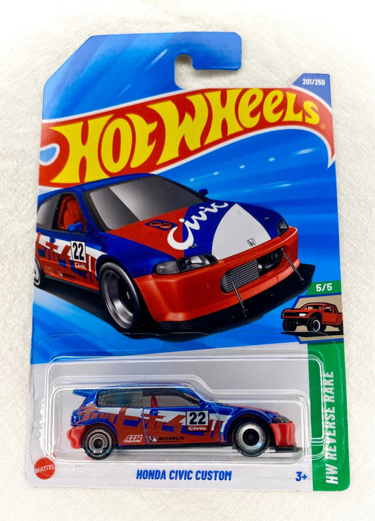 Hot Wheels Honda Civic Custom – JDM 2024 (201/250