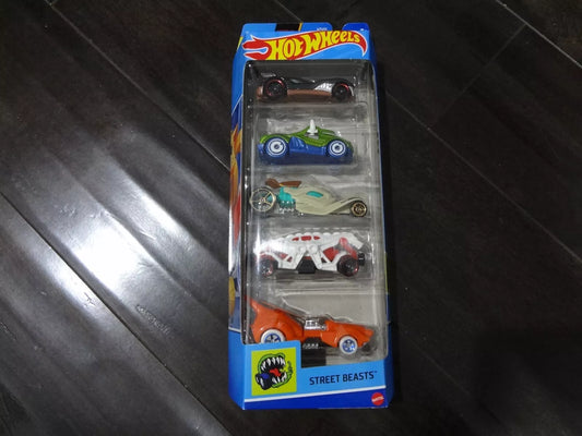 Hot Wheels Street Beasts 5 Pack HTV55 2024 New!