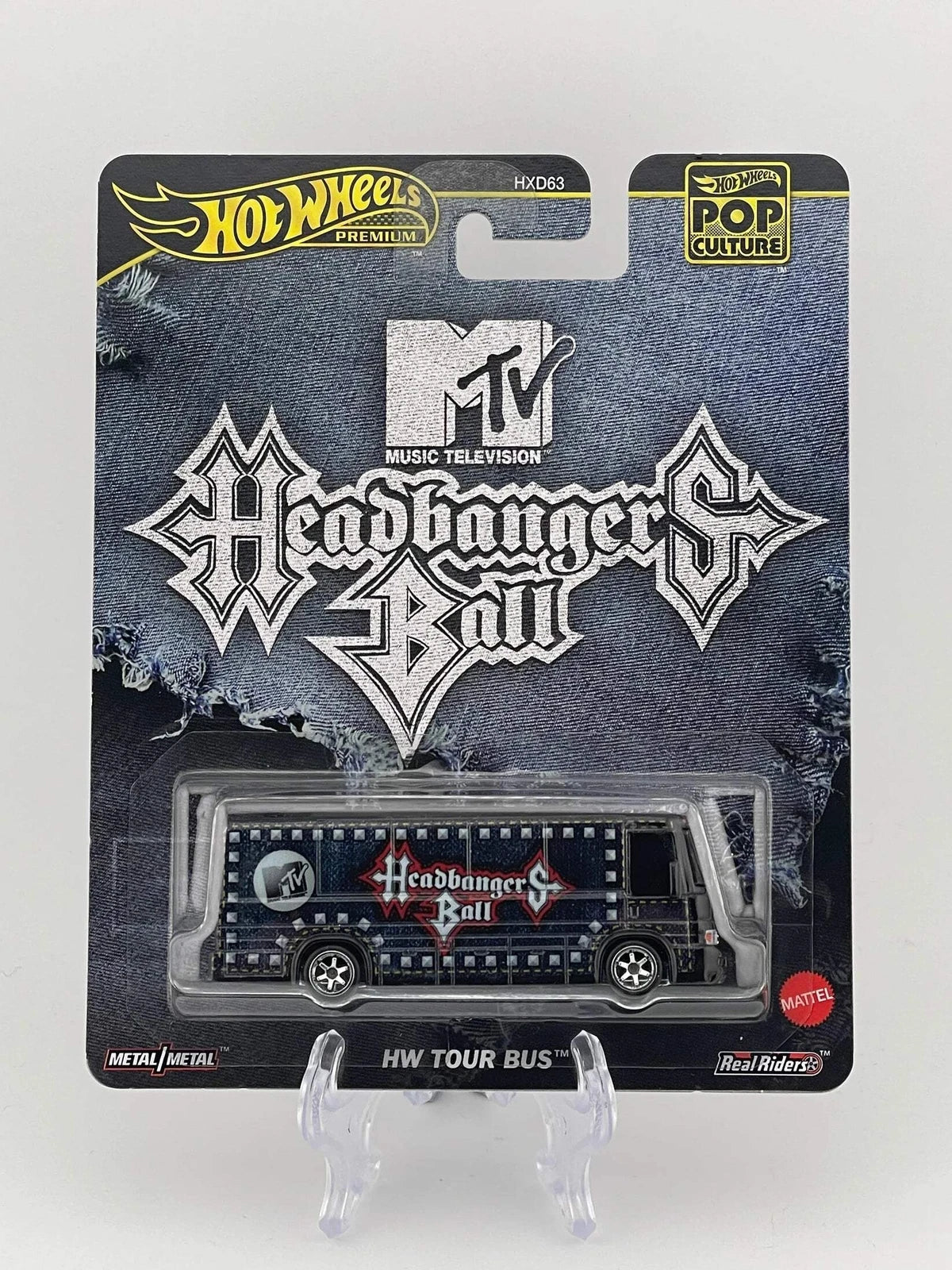 2025 Hot Wheels Premium Pop Culture MTV Headbanger Ball HW Tour Bus