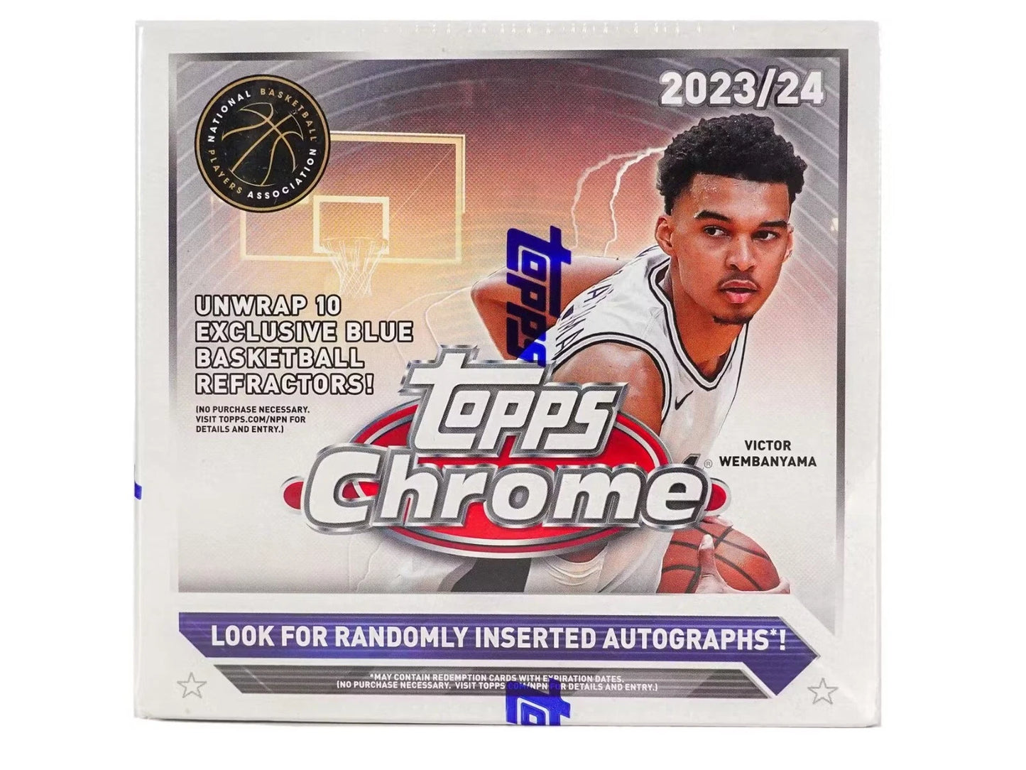 2023-24 TOPPS CHROME NBA BASKETBALL SEALED MONSTER MEGA BOX