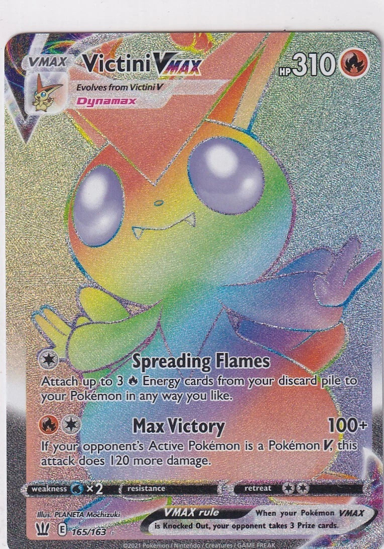 Victini VMAX 165/163 Pokemon Battle Styles - NM