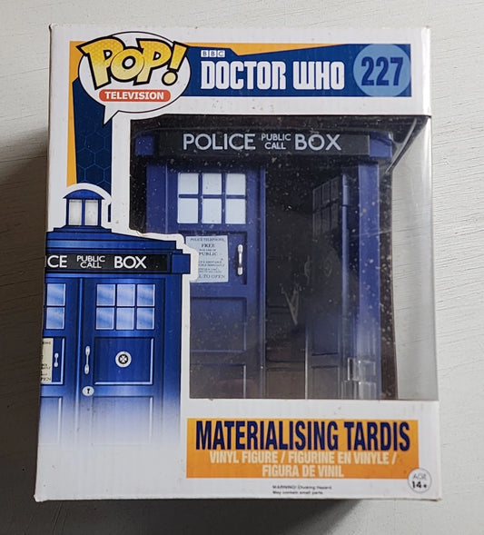 Materialising Tardis 227 Doctor Who BBC Funko Pop Vinyl