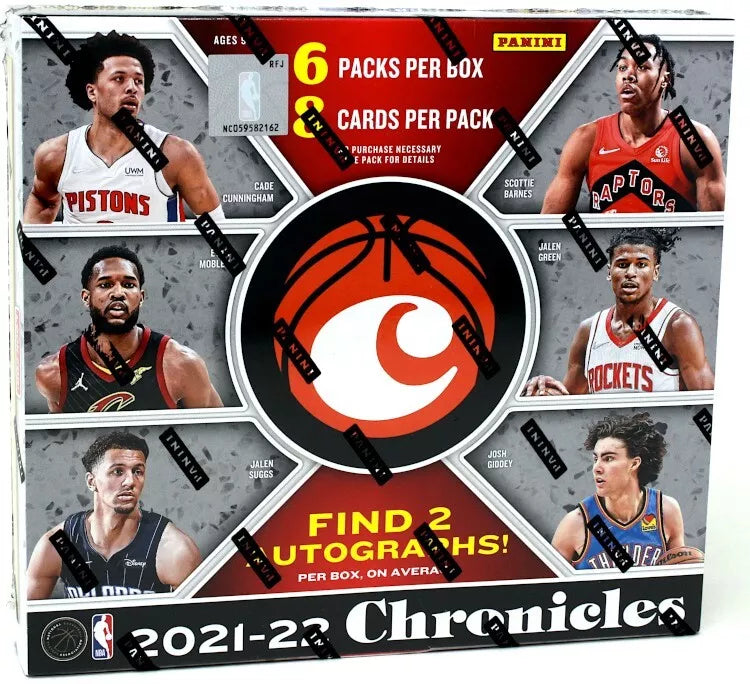 2021/22 PANINI CHRONICLES BASKETBALL HOBBY BOX