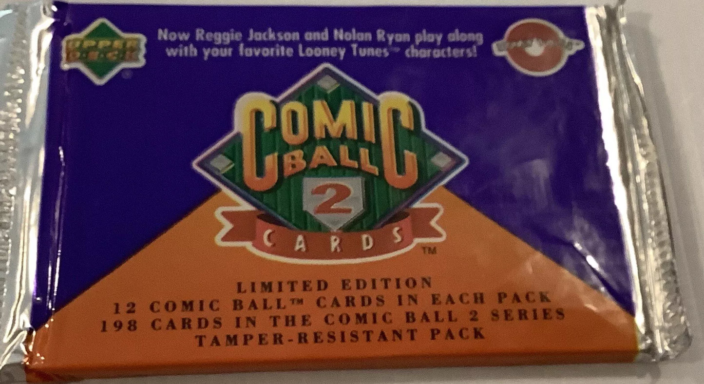 Comic Ball 2 Trading Cards Limited Edition 1991 Pack Of 12 Cards Upper Deck