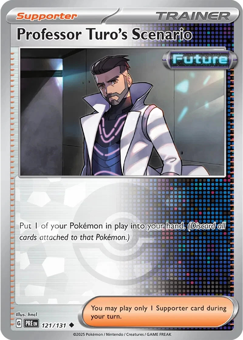 Professor Turo's Scenario 121/131 (Poke Ball) Prismatic Evolutions - Pokemon