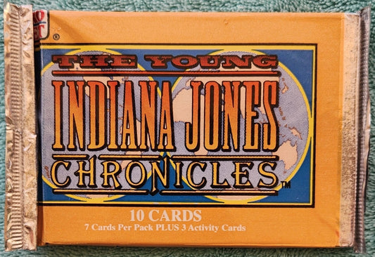 The Young Indiana Jones Chronicles 1992 Sealed Pack Of 10 Collector Cards