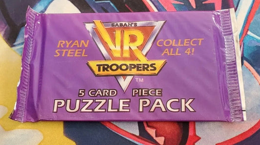 Ryan Steel VR Troopers Puzzle Pack Sealed Unopened New Trading Card Pack