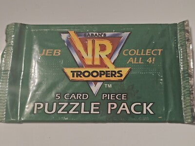 1995 Saban's VR Troopers Jeb 5 Trading Card Pack Sealed NEW!!!