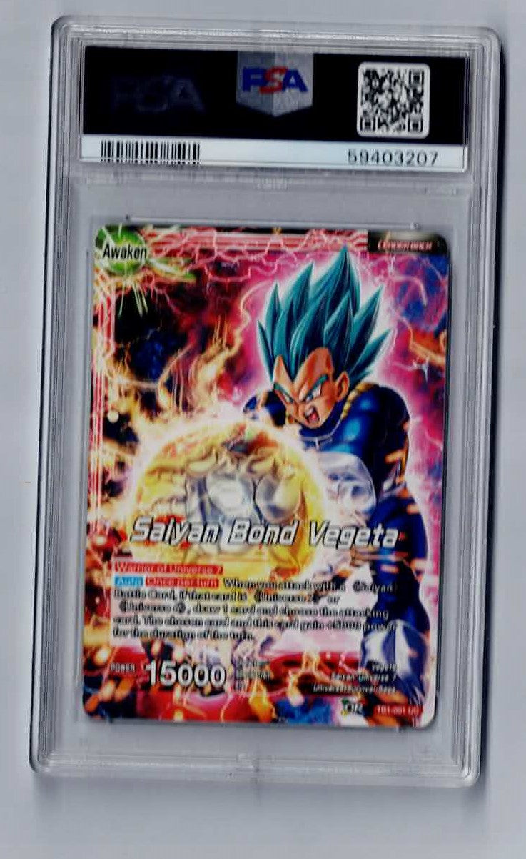 Dragon Ball Super - Vegeta - Saiyan Bond Vegeta - Uncommon PSA 10