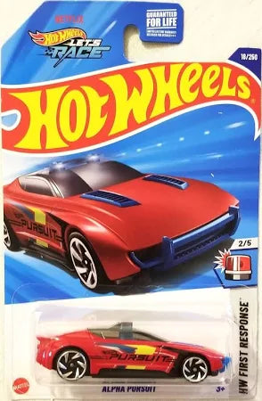Hot Wheels - 2025 Hw First Response 2/5 Alpha Pursuit 18/250