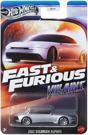 Hot Wheels Fast & Furious Villains 2022 DeLorean Alpha5