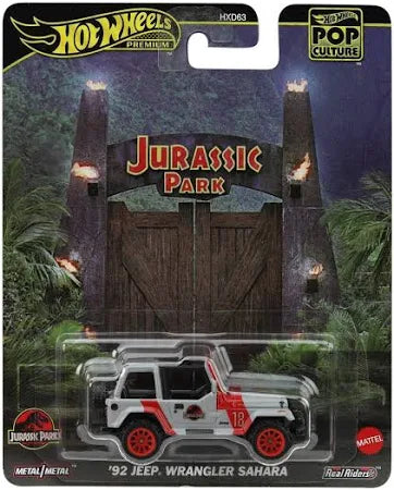 Hot Wheels Jurassic Park '92 Jeep Wrangler Sahara