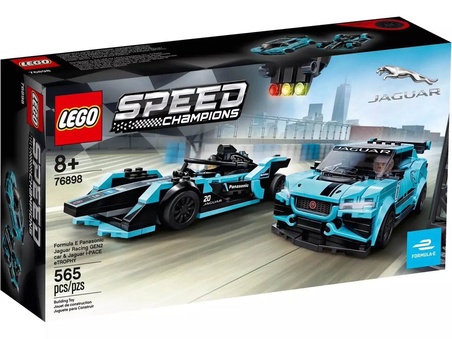 LEGO Speed Champions Jaguar Formula E Panasonic Racing & I-PACE eTROPHY