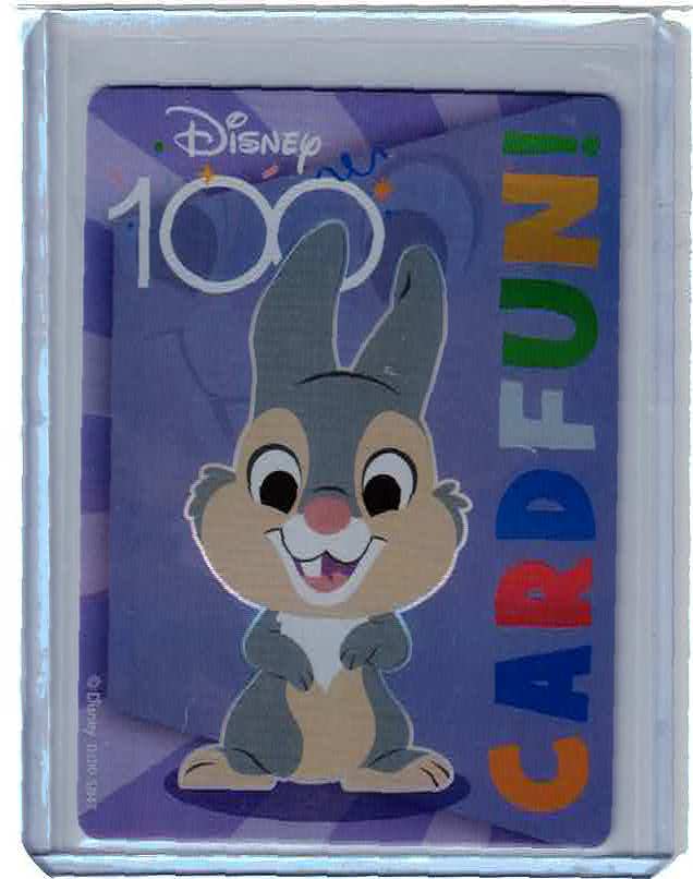 2023 Disney 100 Card Fun Rainbow Base Set D100-SR47 Thumper NM