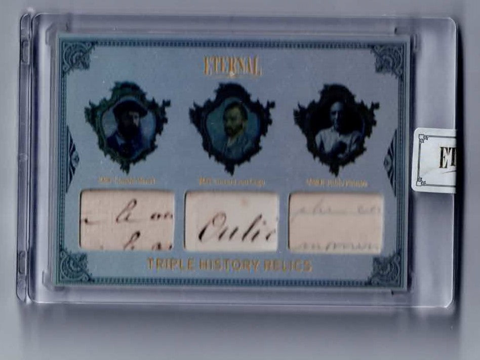 2024 External tripple history relics Monet/Van Gouh/Piccaso 12/50 card