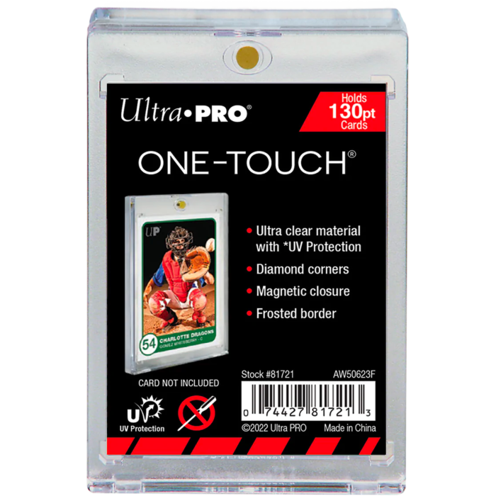 Ultra PRO One Touch 130pt Magnetic Card Holder Protector Display UV Protection