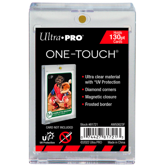 Ultra PRO One Touch 130pt Magnetic Card Holder Protector Display UV Protection