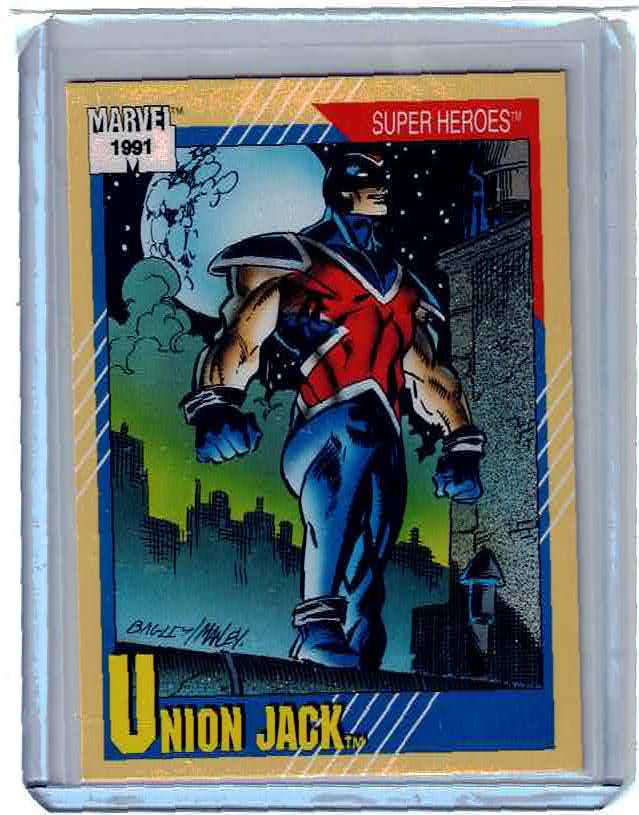 UNION JACK / 1991 Marvel Universe Series 2 (Impel) BASE Trading Card #24