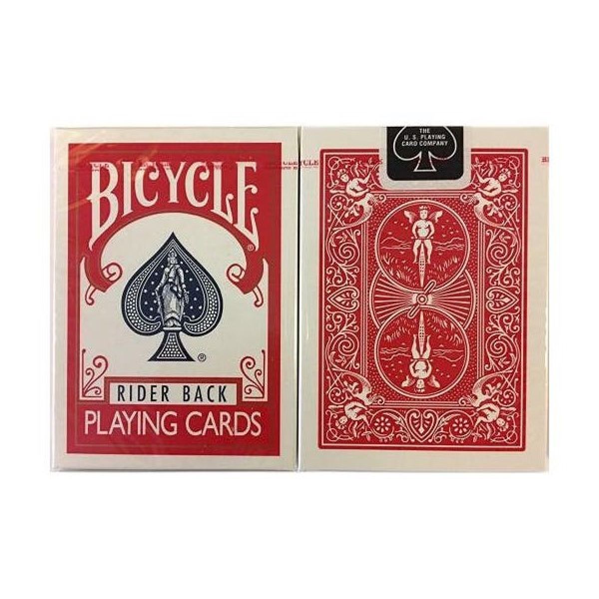 Bicycle Classic Rider Red Back with Black Closure Seal Playing Cards