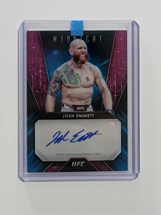 2024 Topps UFC Midnight Josh Emmett Glimmer Graphs Autograph Auto - #GG-JET
